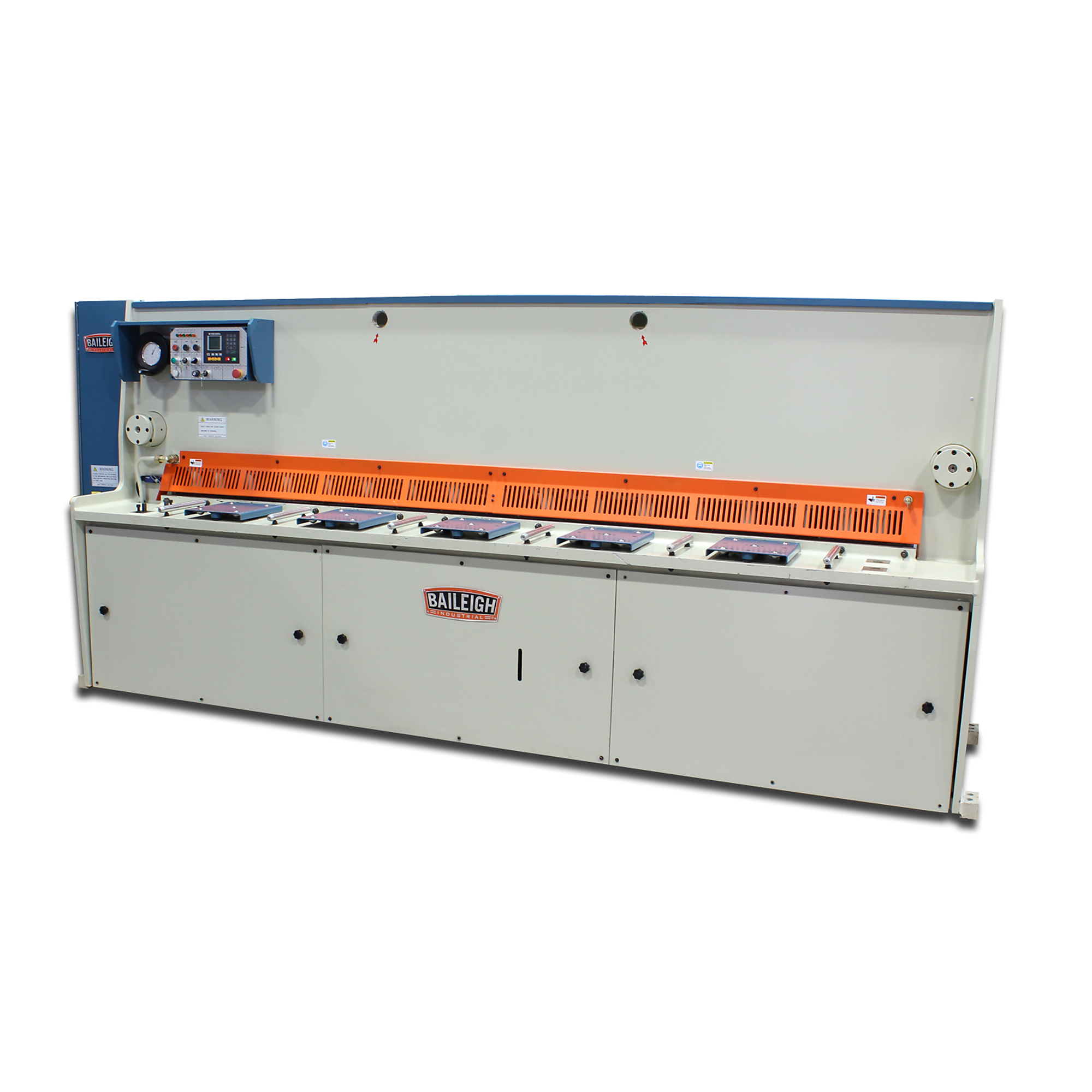 Baileigh Hydraulic Shear — 120in. x 1/4in. Capacity, Adjustable Blade Gap and Rake Angle, NC Programmable Backgauge, Model# SH-120250-HD